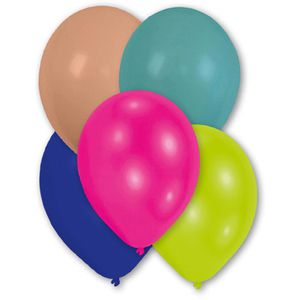 Amscan Luftballons 9904911, farbig sortiert, rund, Ø 27,5 cm, 25 Stück
