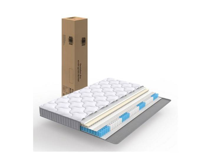 Taschenfederkernmatratze Separate 7-Zonen-Beutelfedermatratze für Schlafsofas, Klappbetten, Celya, (10 cm hoch, komfortabel atmbar, Härte H3)