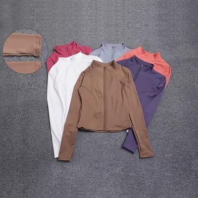 Uplifted Goods Women Sport Jacket Long Sleeve Fitness Shirt purple xxl