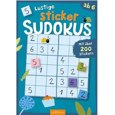 Lustige Sticker-Sudokus – Zahlen, Taschenbuch von , arsedition, 978-3-8458-6539-3