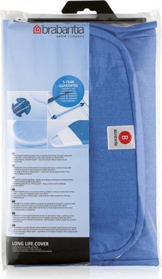 Brabantia strijkplankhoes Long Life blauw