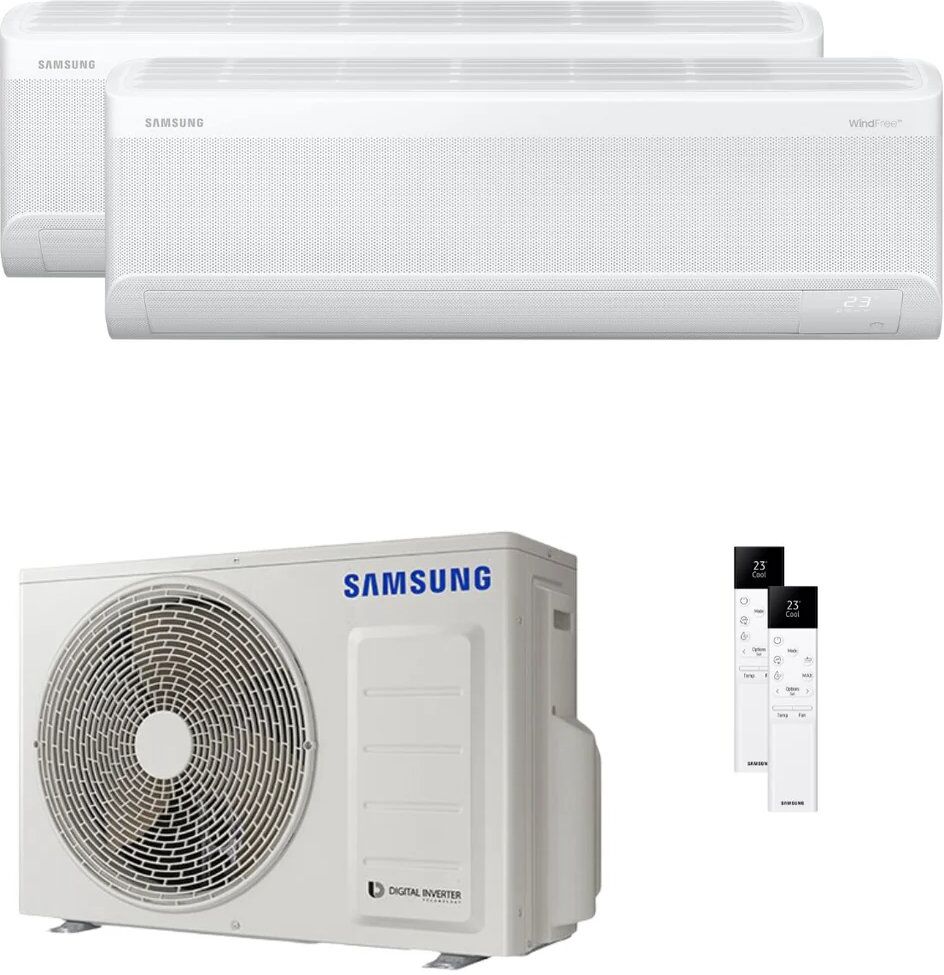 Condizionatore dual Samsung WINDFREE Elite S2 White