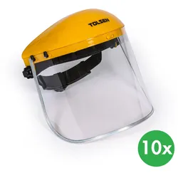 Gesichtsvisier, Packung mit 10 Stück