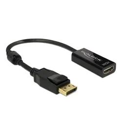 DeLOCK Adapter DisplayPort 1.2 Stecker zu HDMI Buchse