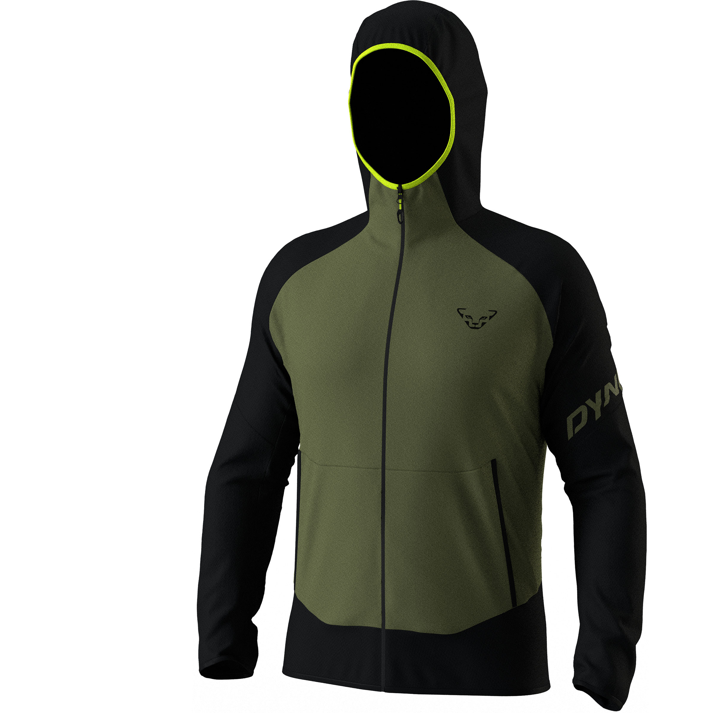 Dynafit Transalper Light Herren Fleecejacke oliv Größe M Bergsteigen | Trailrunning | Skitour Polartec