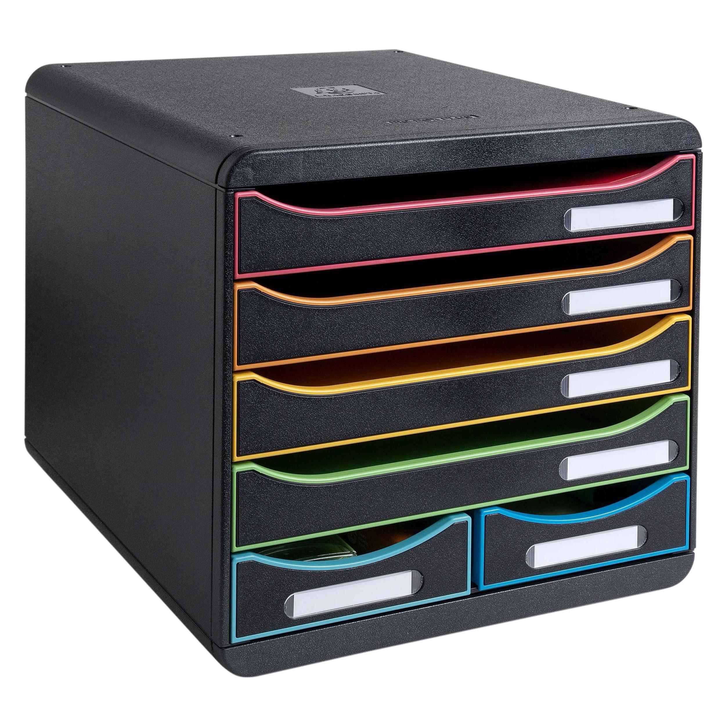 Exacompta Schubladenbox Big Box Maxi Black Office (A4+) (312914D)