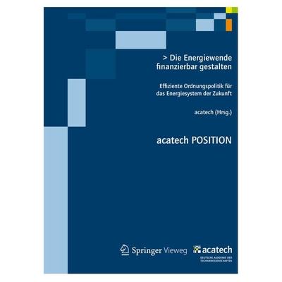 Die Energiewende finanzierbar gestalten, Taschenbuch von , Springer Berlin, 978-3-642-33054-4