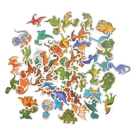 Barry King Dinosaurier-Vinylaufkleber 4-5 cm, 50 Stück (50 Sticker) (54614480)