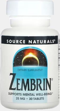 SOURCE NATURALS ZEMBRIN 25mg 30 COMPRIMIDOS