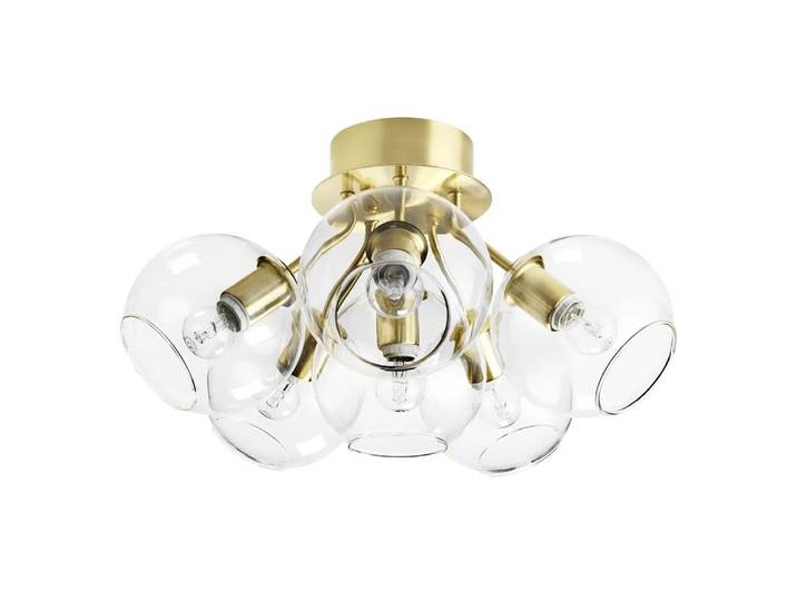 CO Bankeryd Plafonnier Tage laiton-verre transparent