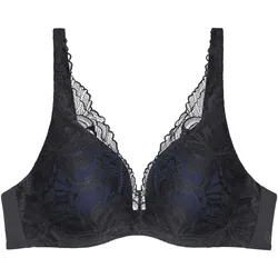 Triumph Body Makeup Illusion Lace Bügel-BH - Damen - Gr. 80F - schwarz
