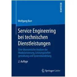 Service Engineering bei technischen Dienstleistungen, Fachbücher von Wolfgang Burr