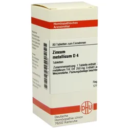 Zincum Metallicum D 4 Tabletten 80 St