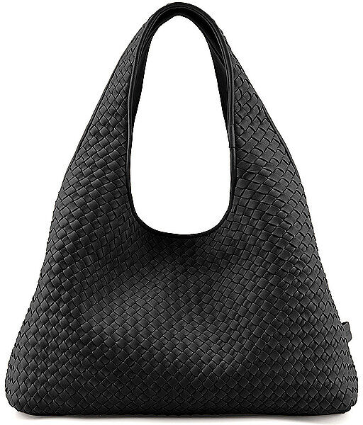 LES VISIONNAIRES Ledertasche - Hobo PAZ  schwarz EG