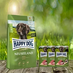 Happy Dog Supreme Sensible Neuseeland 12,5 kg + Happy Dog Sensible Pure Neuseeland 3 x 400 g