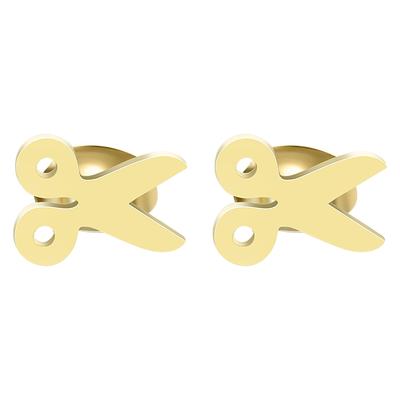 Paar Ohrstecker ADELIA´S "Ohrringe – Ohrstecker aus Edelstahl", Damen, Gr. Unisex, Edelstahl, gold, Ohrringe, Zum Verschenken – ideal zum einfach so