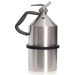 FALCON Sicherheitskanne aus Edelstahl, mit Feindosierhahn, 5 Liter, mit Erdungsanschluss