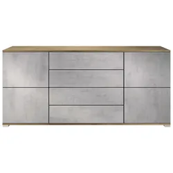 SIDEBOARD Rova Beton Oxid Optik