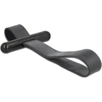 Kabelbinder mit Gummischlaufe schwarz, 1 Stück