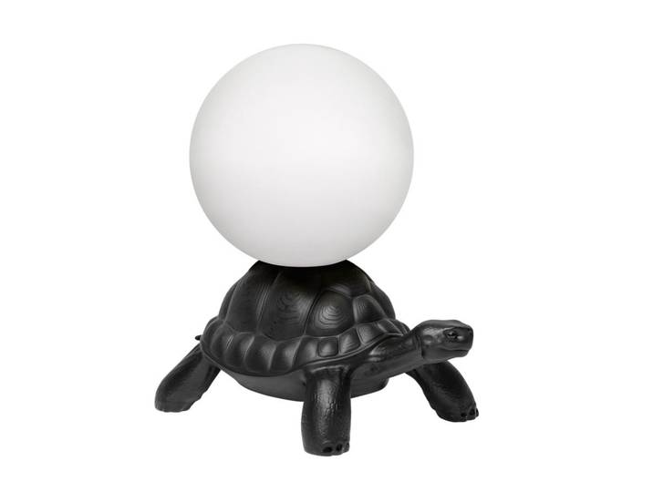 QEEBOO lampadaire TURTLE CARRY LAMP (Noir - Polyéthylène)