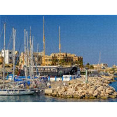 CALVENDO Puzzle Segelboote in der Msida Yacht Marina | 1000 Teile Lege-Größe 64 × 48 cm Foto-Puzzle für glückliche Stunden