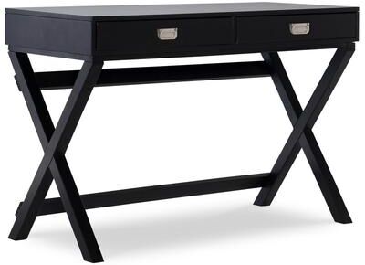 Linon Poppy Black Writing Desk