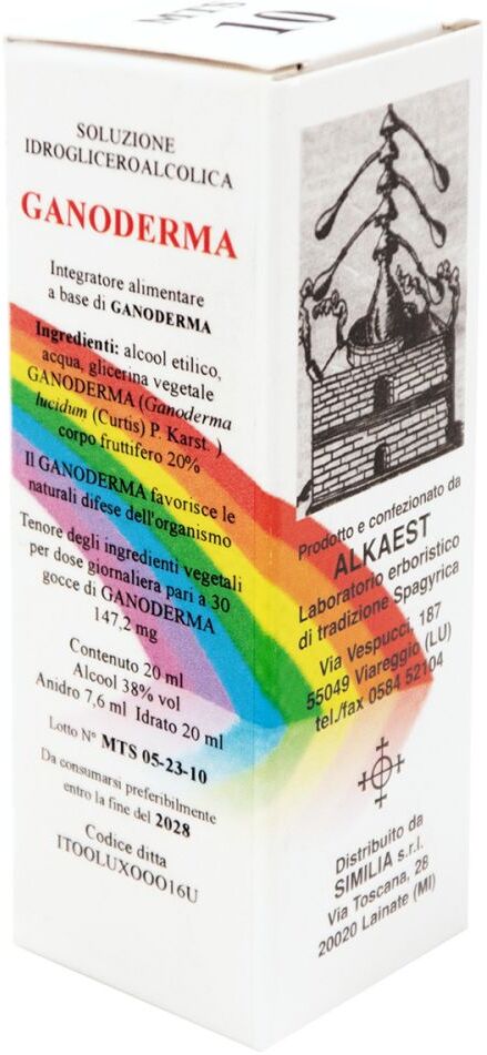 ALKAEST Srl Alkaest, Ganoderma Gocce MTS10, 20 ml