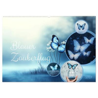 Blauer Zauberflug (Wandkalender 2027 DIN A2 quer), CALVENDO Monatskalender