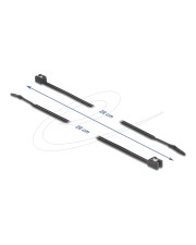 Delock Kabelbinder VPE 50 selbstschneidend L 280 x B 4.8 mm schwarz Schwarz (19469)
