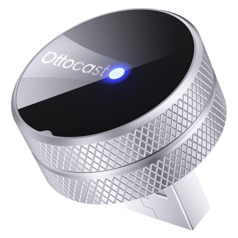 Ottocast Drahtloser CarPlay-/Android Auto-Adapter "Mini Slim Tube" für Apple iPhone/Android-Geräte der (CP88-T4)