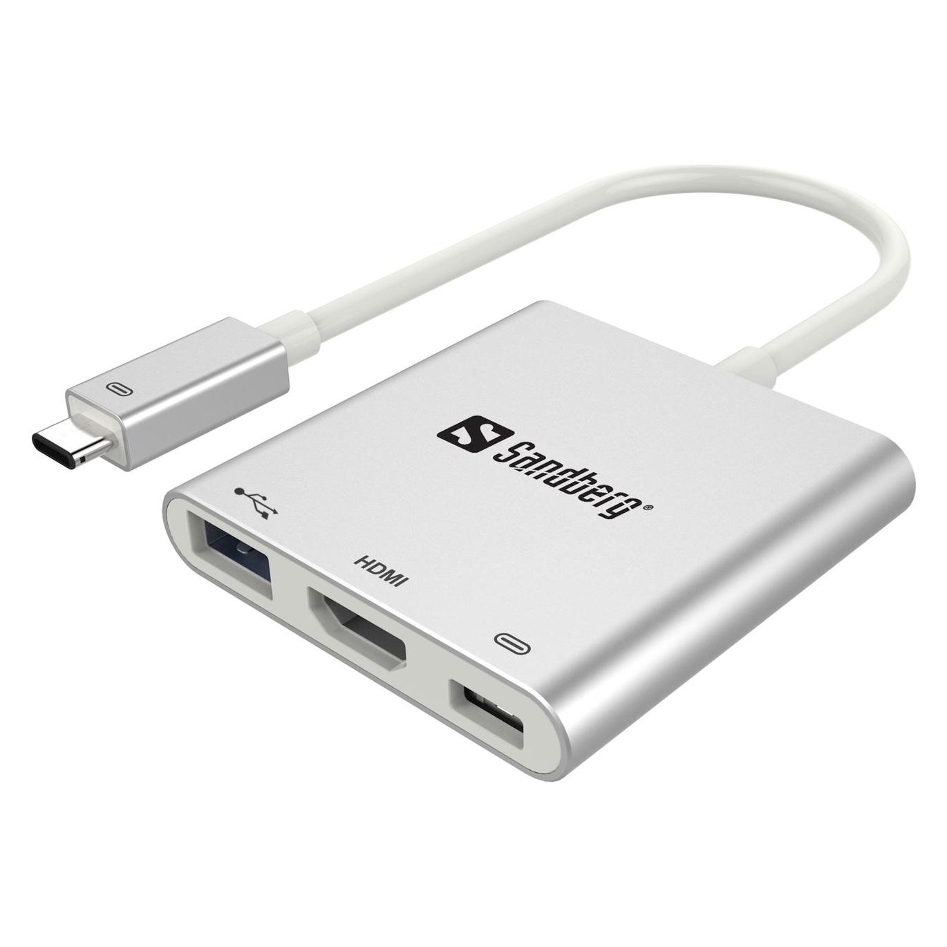 Sandberg 136-00 (USB-C, 3 Ports) (136-00)