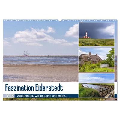 Faszination Eiderstedt (Wandkalender 2026 DIN A2 quer), CALVENDO Monatskalender