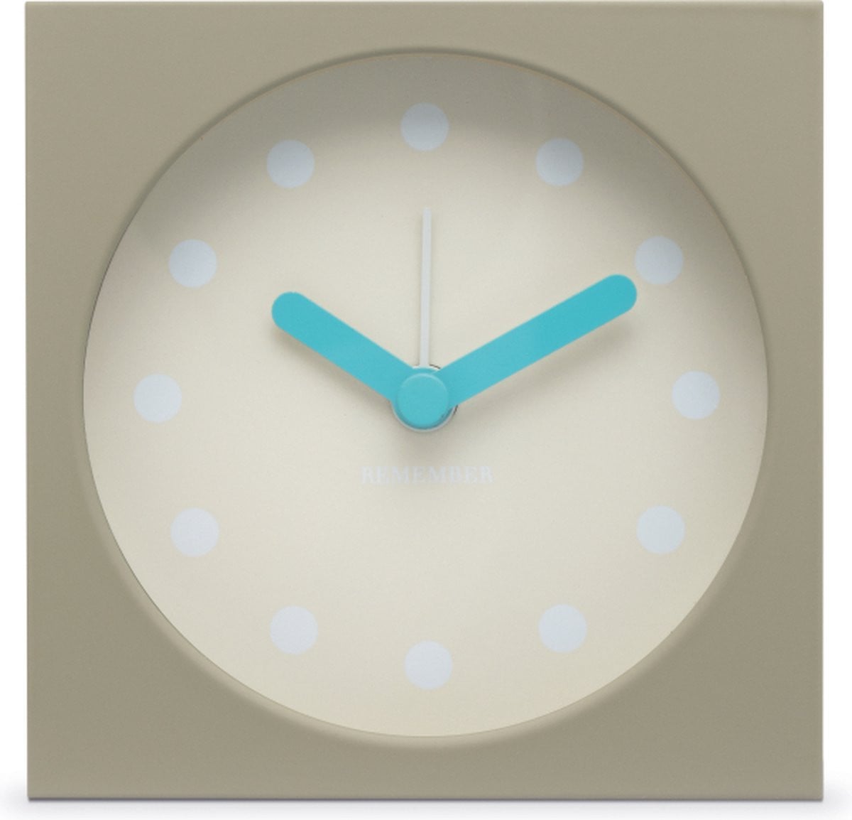 Remember Analoge Tafelwekker met Alarm - Sand