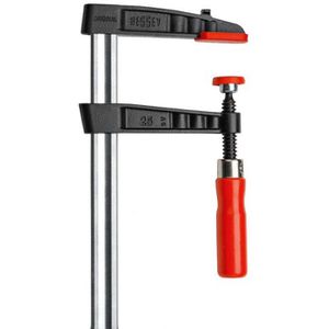 Bessey Schraubzwinge TG15B5, 150mm Spannweite, aus Temperguss, Spannkraft 6000N
