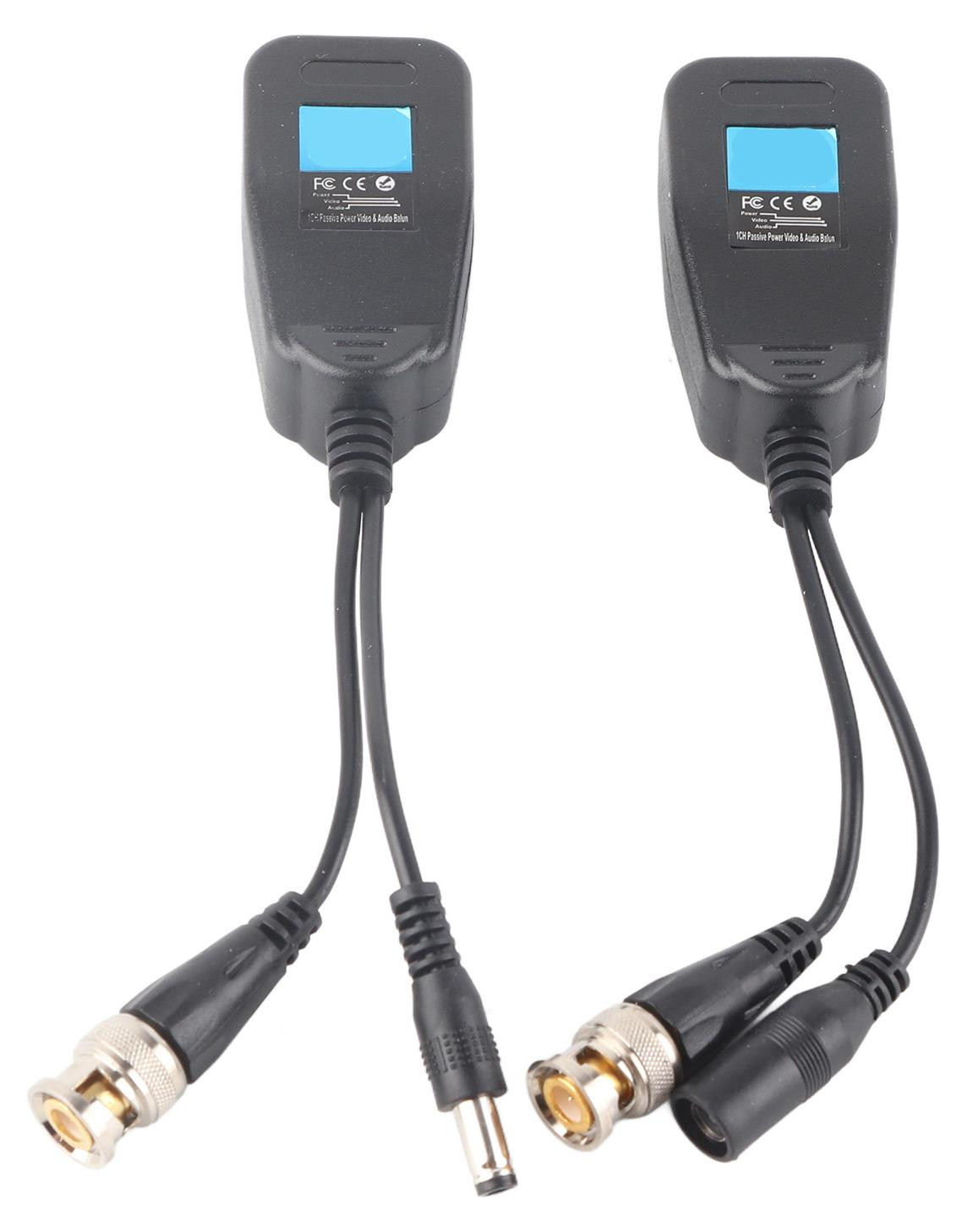 Gistuch Power-Video Balun voor veilige binnentoepassingen