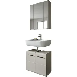 BADMÖBEL-SET Kaschmir 2-teilig 60 cm, Badschränke in modernem Design