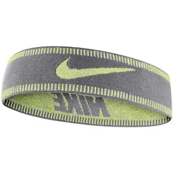 NIKE Sport Headband Herren particle grey/lt lemon