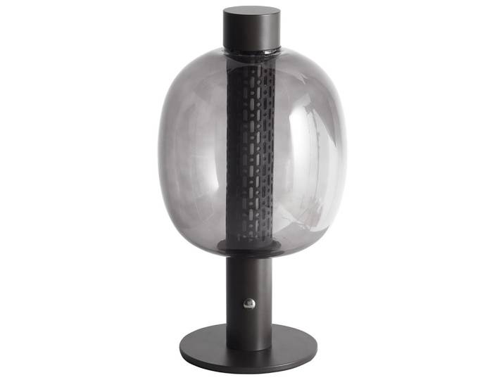 Beliani Led-Tischleuchte Schwarz Pulangi, Metall, LED integrated, 15x30x15 cm, Lampen & Leuchten, LED Beleuchtung, LED-Tischlampen
