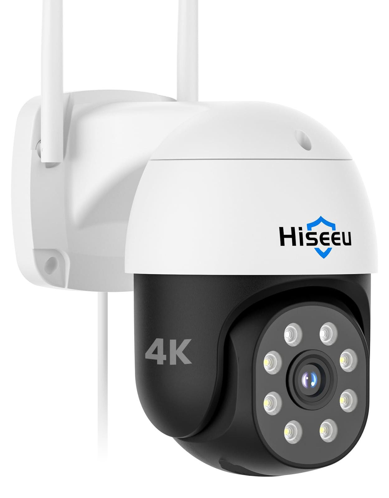 Selius Beveiligingscamera 4K PTZ Draadloos Buiten 8MP Nachtzicht Kleur