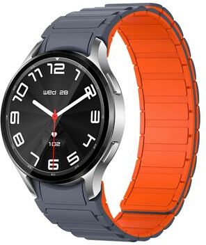 Fashion Sheath Ultra AI Smartwatch AMOLED Display With Voice Assistant silver Magnetic