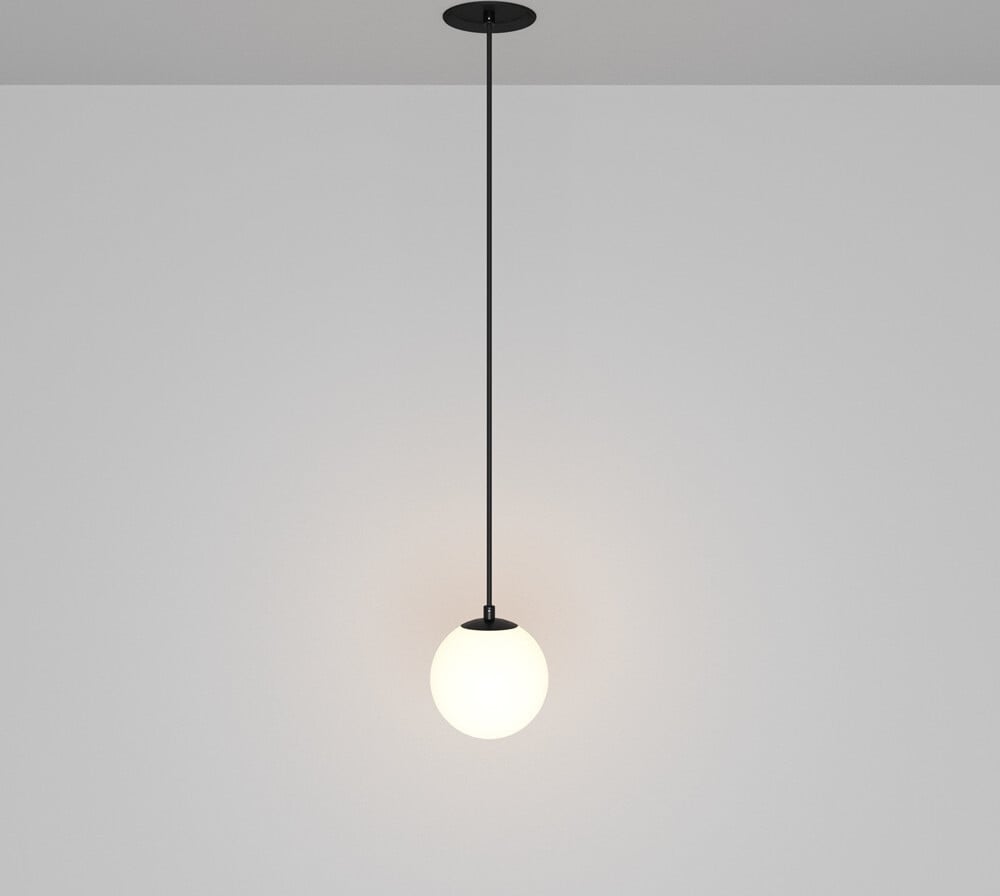 Maytoni Luna LED Technische hanglamp, 5W, zwart/wit, 3000K, IP20