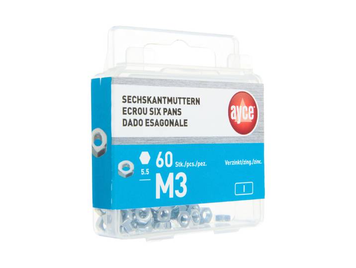 Ayce Sechskantmutter M3