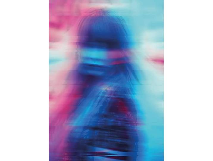 Komar Peinture murale représentant une fille néon - Taille : 50 x 70 cm Sans cadre - Pure Boutique