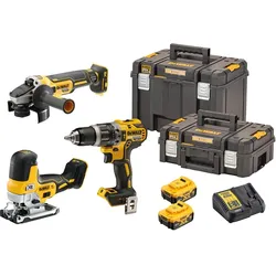 DeWalt Akku-Kombopack DCK329P2T-QW - 3tlg. - 18V - 2x 5,0Ah Akku - TSTAK-Box