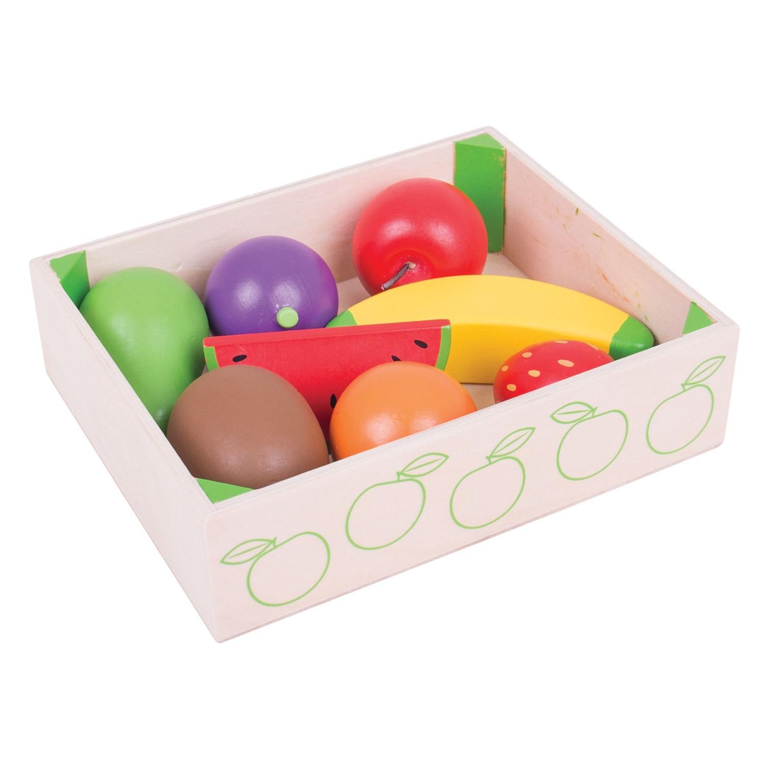 Bigjigs Holzkiste mit Obst (BJ476)