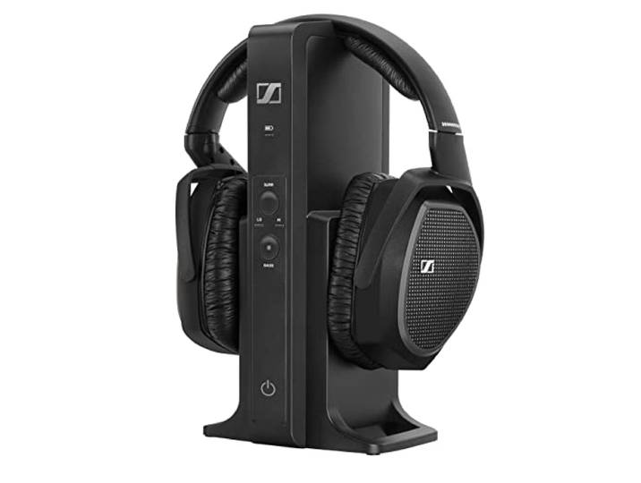 Sennheiser RS ​​​​175 digitale draadloze over-ear hoofdtelefoon - basversterking en surround sound voor thuis- en tv-entertainmentsystemen, zwart