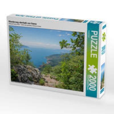 CALVENDO Puzzle Wanderweg oberhalb von Sasso 2000 Teile Puzzle quer | 2000 Teile Lege-Größe 90 × 67 cm Foto-Puzzle für glückliche Stunden