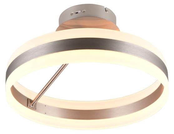 Trio Dios Design LED-plafondlamp - Zilver - Ø 40 cm
