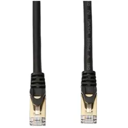 D2 Diffusion C ble RJ45 droit couleur noir - 10m S/STP Cat 7 avec snagless et connecteurs en (S/STP, CAT7, 10 m), Netzwerkkabel