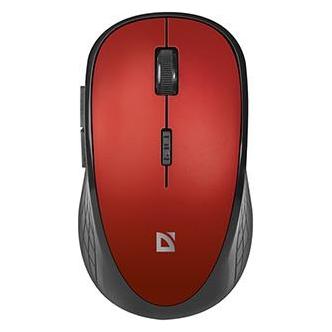 Defender Mysz bezprzewodowa HIT MM-415 RF czerwona 1600 dpi 6P (Kabellos) (52415)